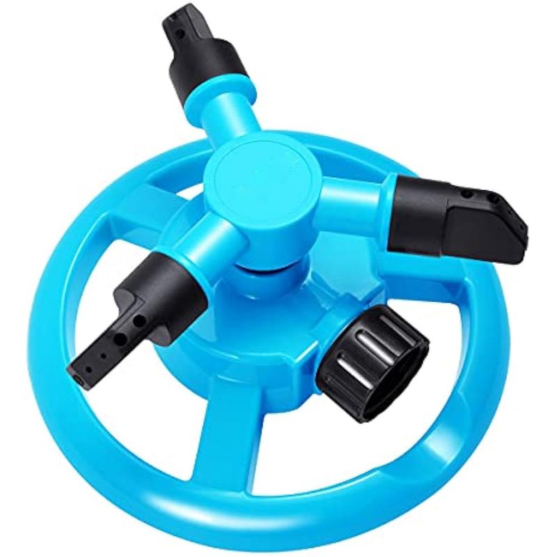 360 Degree Rotation Lawn Sprinkler, Automatic Garden Water Sprinkler, Lawn Irrigation System, Large Area Coverage Rotation Sprinkler, Outdoor Spray, Watering, Sprinklers for Yard, Watering Systems