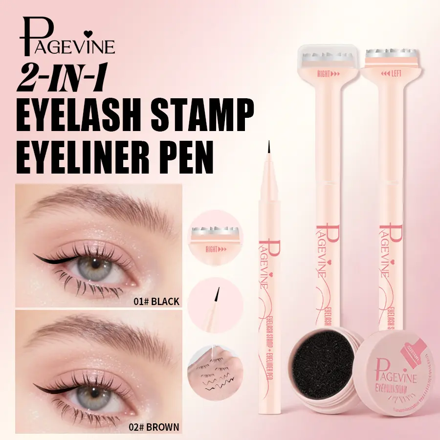 Lower Eyelash Seal Quick Drying Novice Quick Makeup Eyeliner Liquid Pen Lower Eyelash Seal Three in One