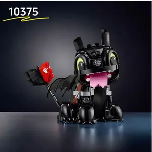 How to Train Your Dragon Toothless Building Blocks, DIY Educational Toy, Brick Model Kit, Gift for Boys and Girls, Creative Playset