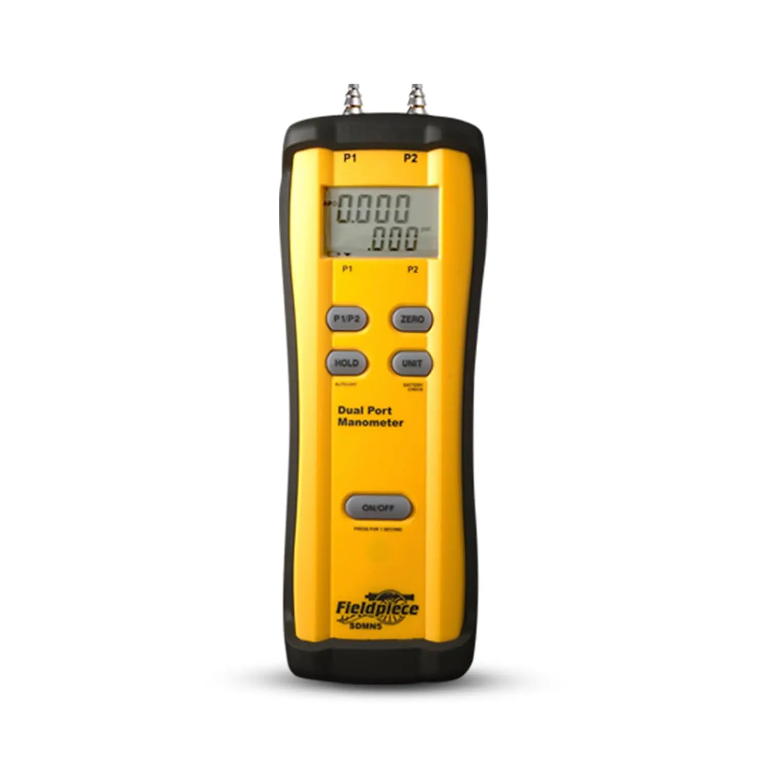 Fieldpiece Dual-Port Manometer for HVAC Pros - LCD Screen, Easy Readout for Job Site Use