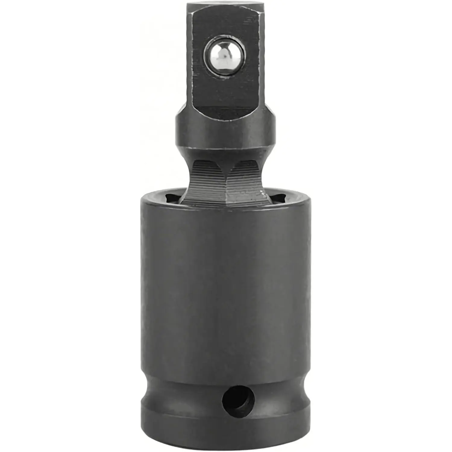 1/4" Universal Joint Swivel Socket Adapter, Black Impact Socket Extension, CR-V Steel