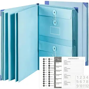Document Organizer| Life Binder for Important Documents-Thin,Easy Access,Smart Storage for Baby Passports,Birth Certificates & Important Papers,Office & Home Storage,Tax & Legal Document Organization,Silver,Snowman,Gingerbread