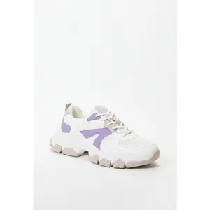 JUSTFAB Women's Cushioned Closed-Toe Neutral Casual Training Footwear - Adjustable-Lace Sports Shoes for Outdoor Walking & Running