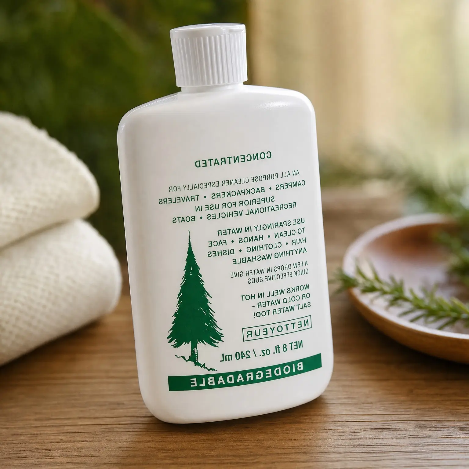 Premium Biodegradable Outdoor Soap for Camping & Backpacking - All-Purpose Natural Cleaner for Dishes, Clothes & Personal Care