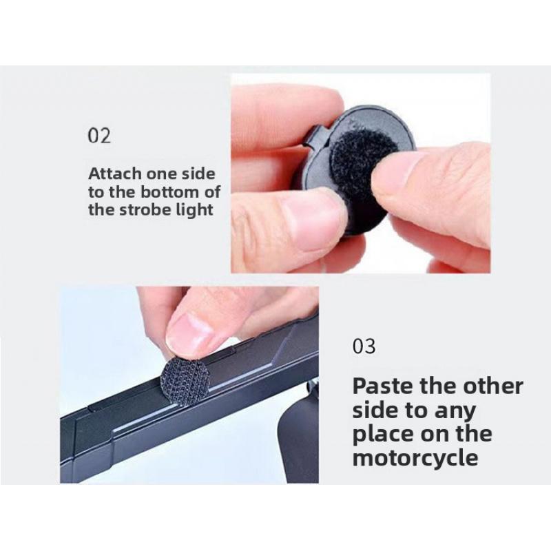 Car LED light, multifunctional car LED warning light, rechargeable wireless car light with remote control, decorative light, motorcycle, truck