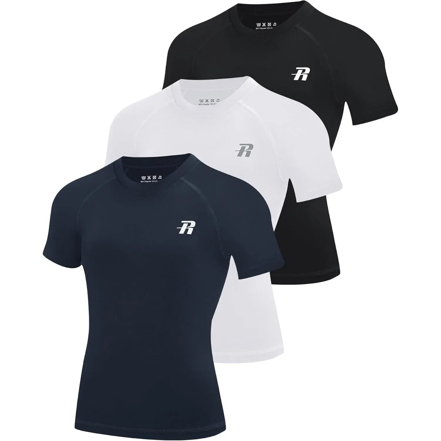 Boys Compression Shirt Short Sleeve Youth Basketball Undershirt Kids Quick Dry Athletic Base Layer T-ShirtGift.