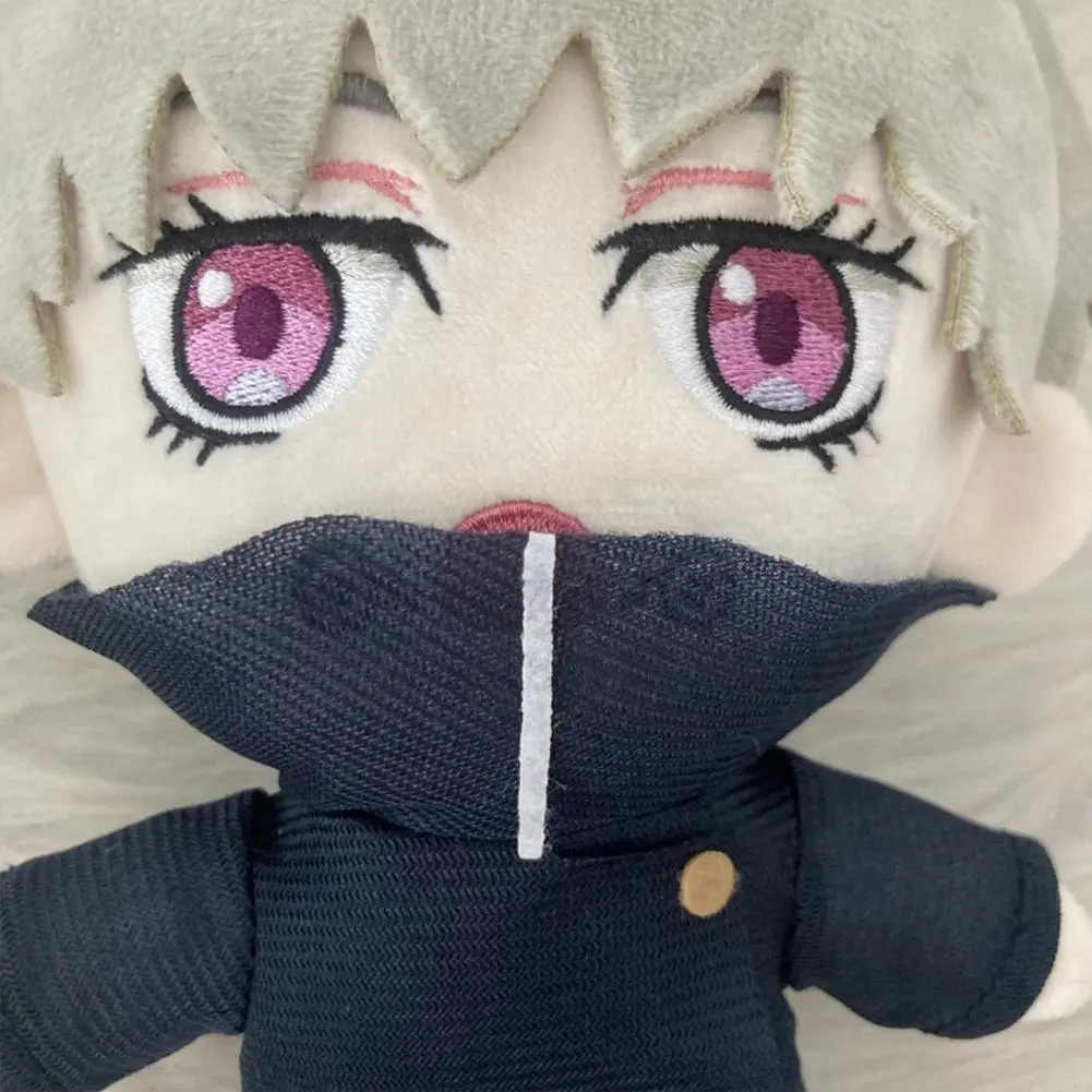 Japanese Anime JJK Character Plush Toys - Nanami Kento, Mahito, Gojo, Geto, Kugisaki Nobara Stuffed Dolls, 100% New and High Quality Soft Cosplay Props, Bedding Decor, Christmas Gifts for House Decoration