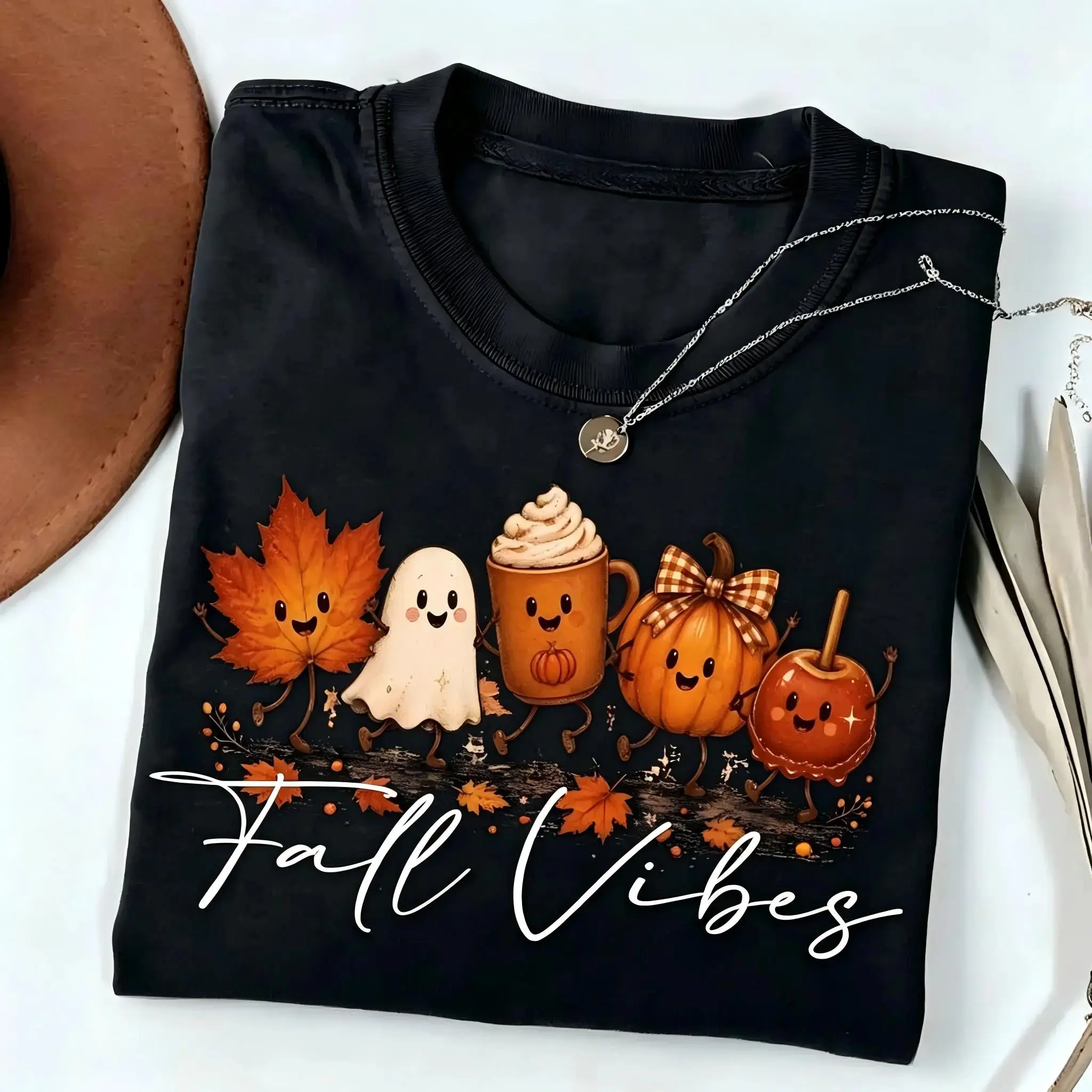 Fall Pumpkin Shirt, Autumn Vibes Graphic Tee, Thanksgiving T-Shirt, Cozy Pumpkin Season Apparel, Fall Mom Shirt, Thankful Tees