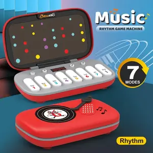 Luminous Rhythm Puzzle Game Box - Pocket-Sized Electronic Speed Push Toy for Kids & Adults | Travel-Friendly Sensory Game