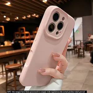 Ultra-Thin Rounded Phone Case, Precise Hole Positions for Full Coverage, Protective, Shockproof Tpu Cover, Compatible with iPhone, Anti-Fingerprint TPU, Matte Skin-Friendly Casing, Shockproof Soft Shell