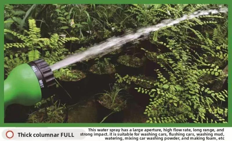 Retractable Magic Hose High Pressure Car Wash Water Gun Garden Watering Hose Household Water Spray Tool for Car Cleaning Garden