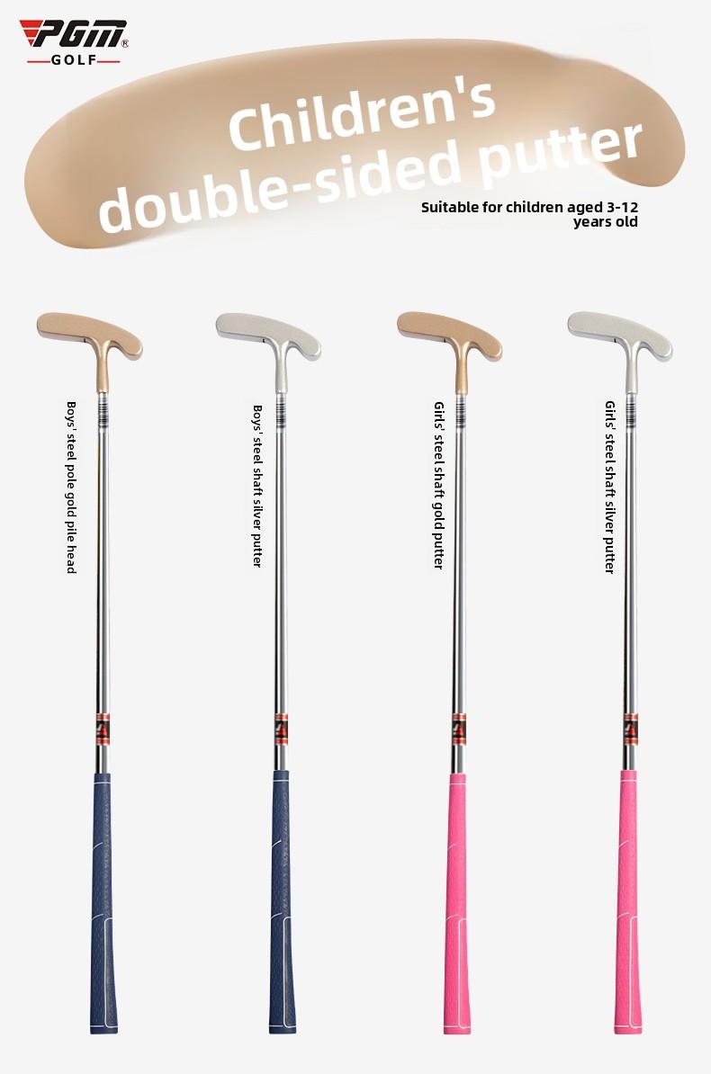 Golf Club - Steel Shaft - Ambidextrous Design - Children's Double-Sided Putter