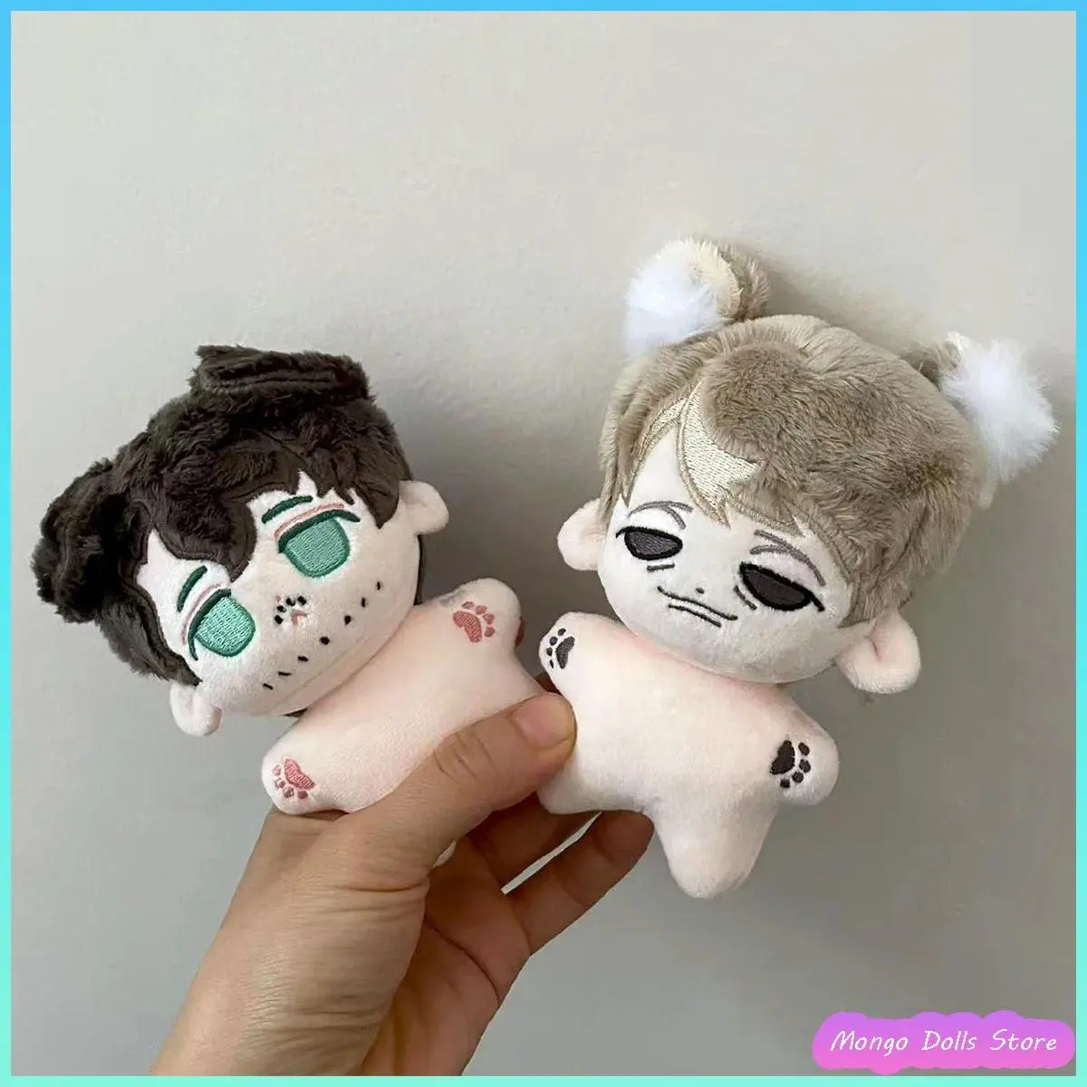2026 new Stuffed 10cm Will Hannibal Cartoon Plush Doll Starfish Body Keychain Lovely Backpack Pendent Fans Gifts Collection
