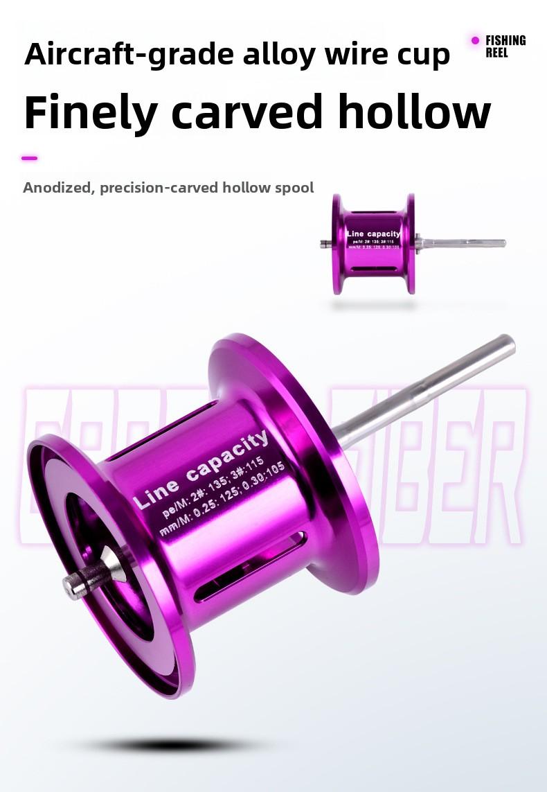 Ultralight Carbon BFS Baitcasting Reel, Magnetic Brake Anti-Backlash Long Cast Versatile Fishing Reel for Bass Trout