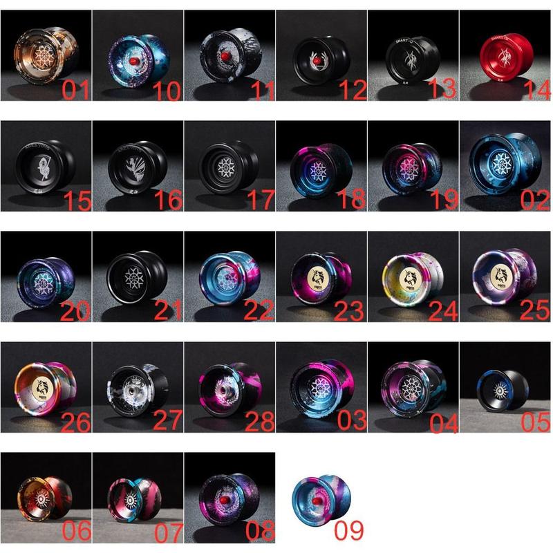 Fashion 10 Ball Bearing Metal Yoyo High Speed Unresponsive Yo Yo Toys Professional Alloy Aluminum Yoyo Ball 1A/3/5A Fashion 10 Ball Bearing Metal Yoyo High Speed Unresponsive Yo Yo Toys Professional Alloy Aluminum Yoyo Ball 1A/3/5A