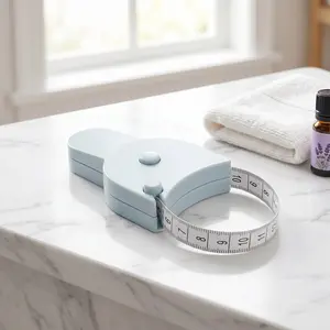 One-Hand Body Measuring Tape| Auto-Retractable & Dual-Sided Ruler| For Waist, Hip, Arm & Bust Measurements| Fitness, Maternity & Tailoring Essential-YY0