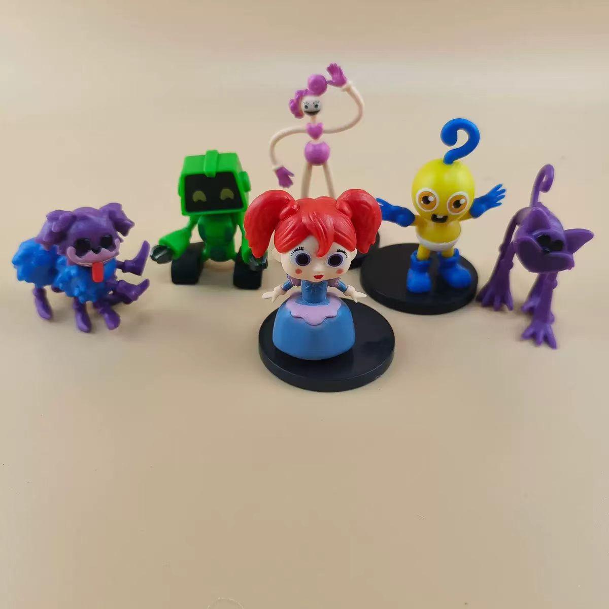 Cross-border explosion 14 Poppy's game time Q version figure doll peripheral doll model car ornament