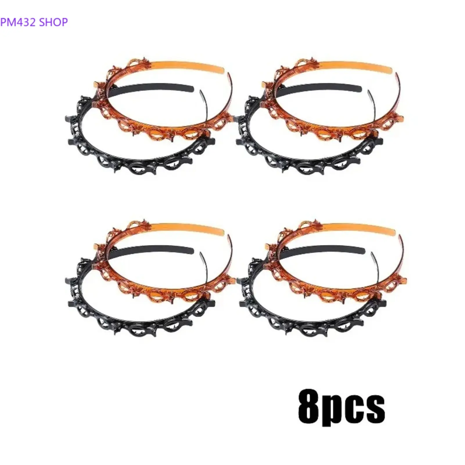 Women's Hoop Band Headbands with Clip Decor, Minimalist Lightweight Hair Accessory, Year-Round Daily & Casual Hair Styling Tool