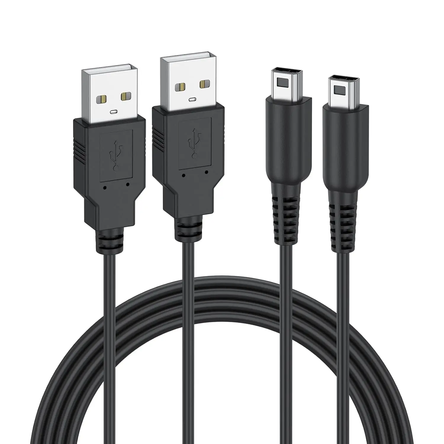 2 Pack USB   for   3DS XL/ 3DS/3DS XL/3DS/ 2DS XL/2DS XL/2DS/DSi/DSi XL