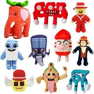 2026 HOT sell 25cm Steal A Brainrot Sammy Jandel Strawberry Elephant Plush Doll Anime Peripherals Toy Halloween Christmas Gift