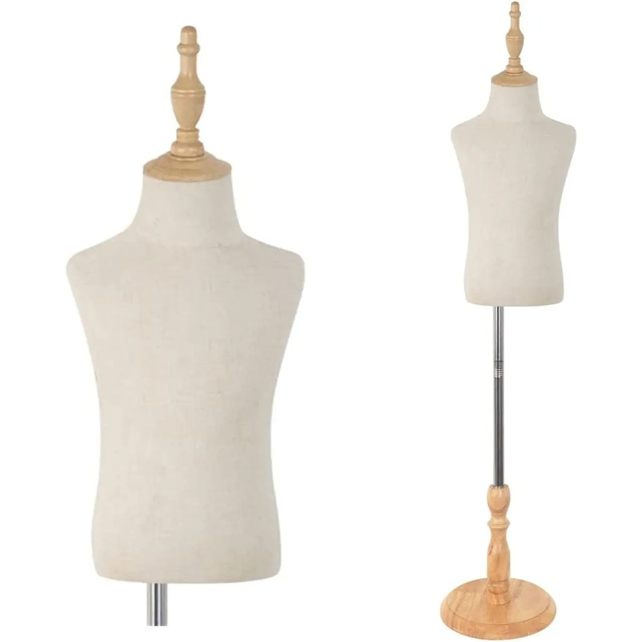 Child Mannequin Dress Form,Adjustable Girl and boy Dress Form for Apparel Scarf Window Shop Display, 2-3 Years Old