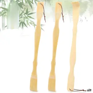 3-Pack Natural Bamboo Back Scratcher, 16.5-Inch Long Handle Massager for Adults & Seniors, Lightweight & Gentle Itch Relief Tool