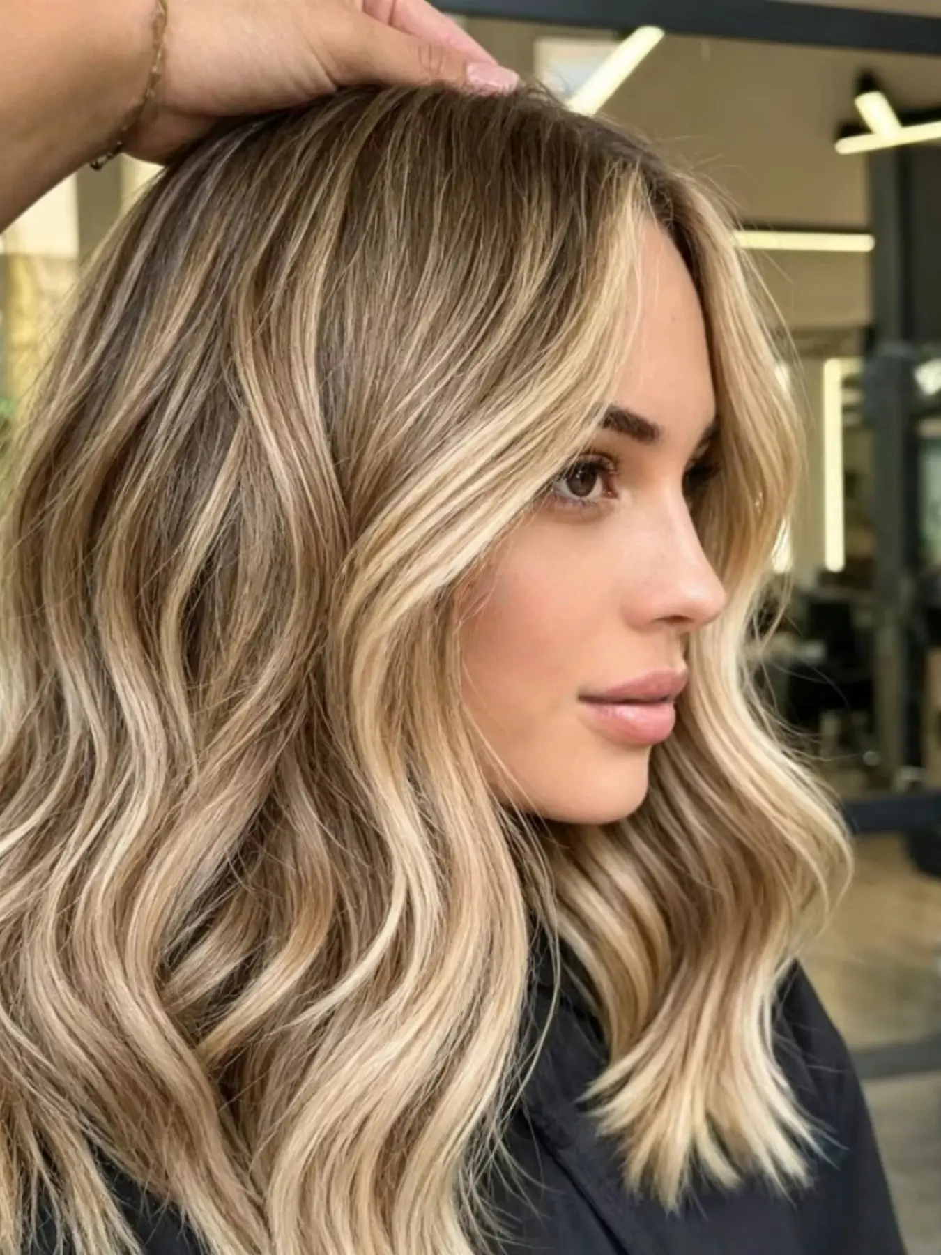 14-Inch Big Curl Wig Cap Size 13x4, Soft Shiny Blonde Human Hair, 150 Density, Pre-Trimmed Lace Front Wig for Women Daily Wear Human Hair Wigs