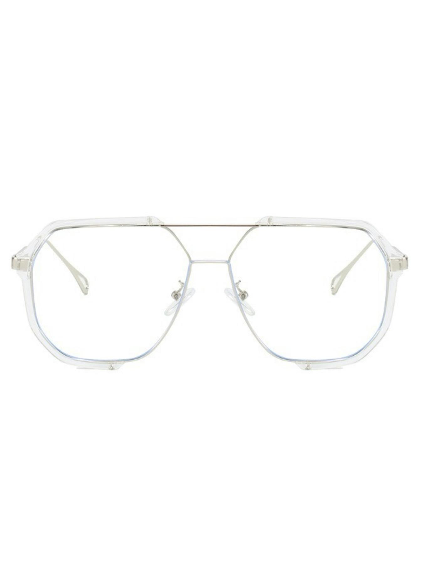 Simple Anti-blue Light Square Frame Eyeglasses, Basic Fashion Eyeglasses for Women & Men, Fashion Eyeglasses for Work, Daily Clothing Decor, Fashionable Frames Glasses