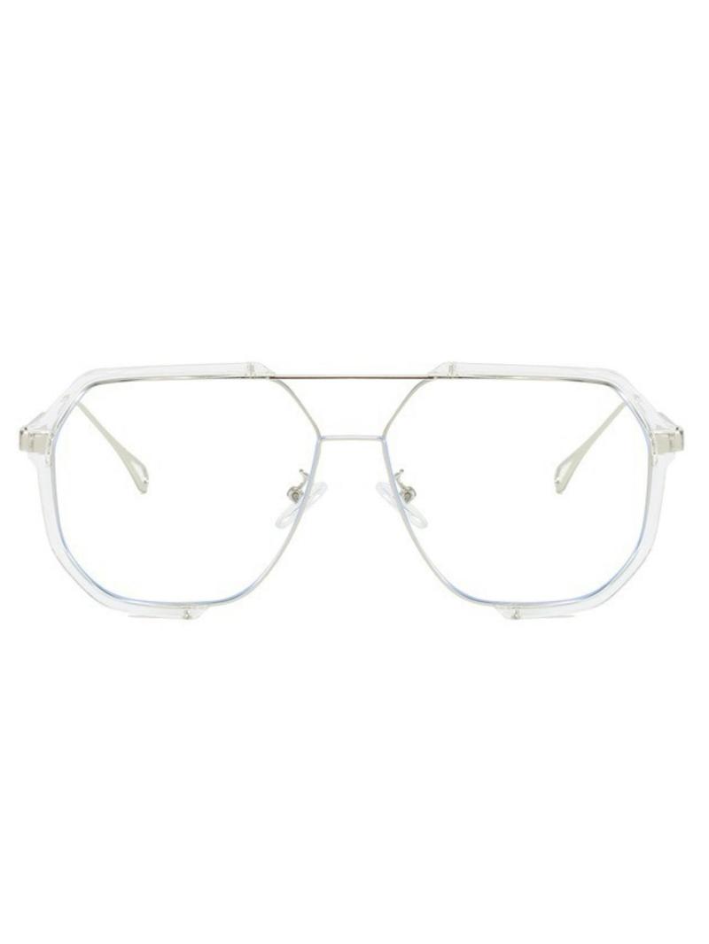 Simple Anti-blue Light Square Frame Eyeglasses, Basic Fashion Eyeglasses for Women & Men, Fashion Eyeglasses for Work, Daily Clothing Decor, Fashionable Frames Glasses