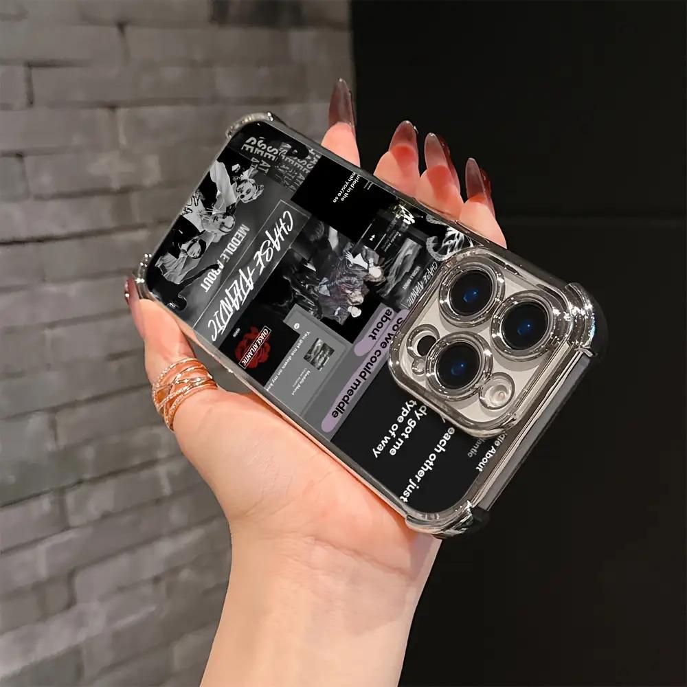 For iphone.Chase Atlantic Album Phone Case Compatible with for iphone 17, 16E, 16, 15, 14, 13, 12, 11 Mini, Pro, Max, Air, X, XR, XSMAX, 8, 7 Plus, Shockproof Transparent Soft Back Cover.