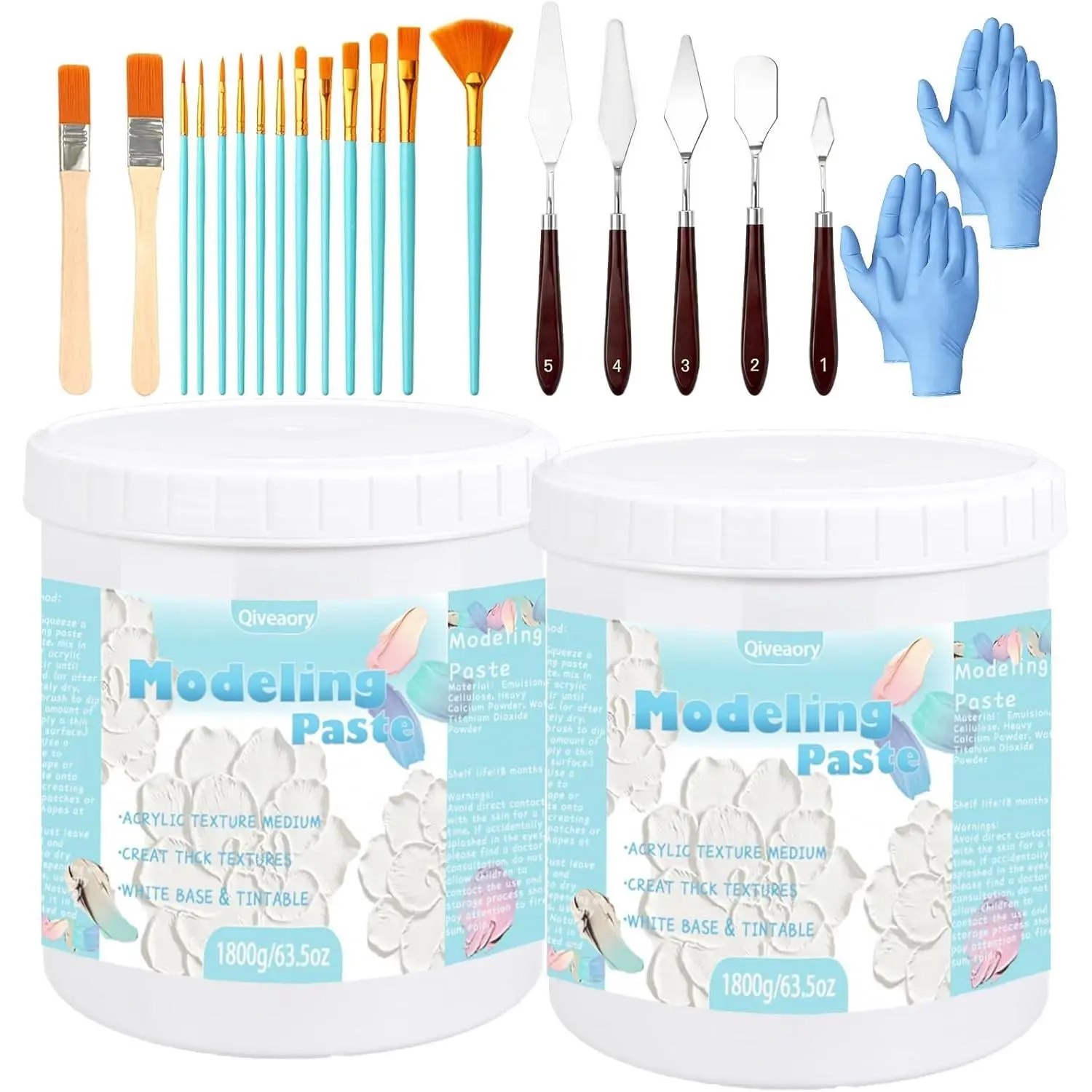Modeling Paste 2000ml/127oz Professional Acrylic Medium