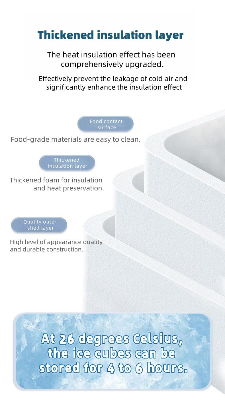 Mini Ice Maker Machine, Portable Compact Design for Home Bar Student Dormitory Apartment Use, Quick Ice Making Functionality