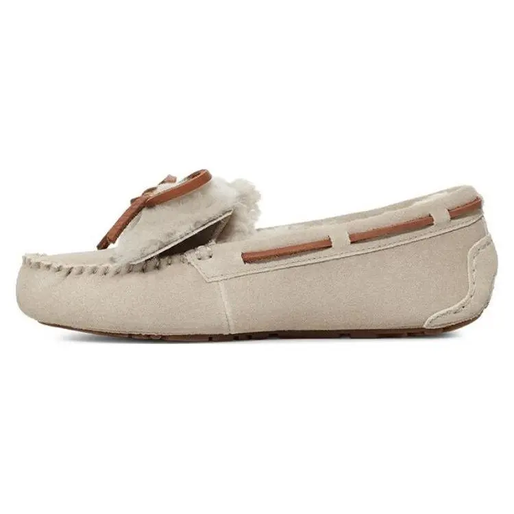 UGG Comfortable Casual Bow Flat Shoes 1118913-GOA