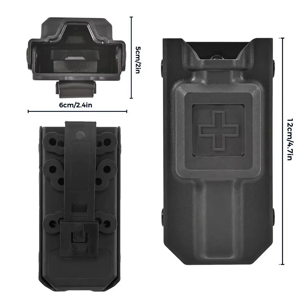 The portable For CAT storage box, a waist-mounted storage box for storing IFAK trauma first aid tools.