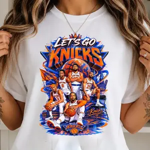 Let's Go Knicks Basketball T-shirt – Game Day Shirt