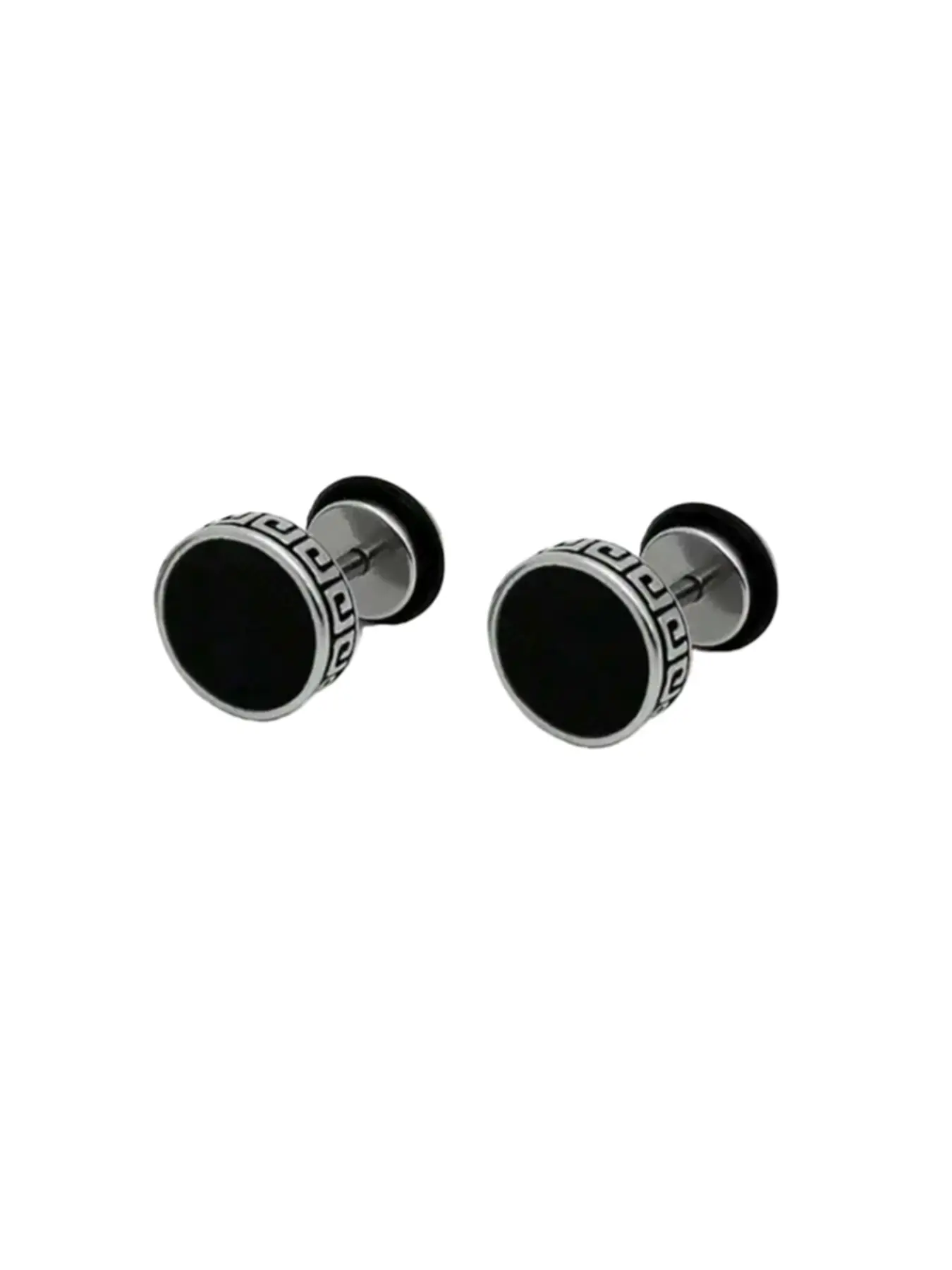 Unisex Stainless Steel Ear Studs, Universal Spiral Design, Suitable for Cartilage & Tragus Piercings, Daily Wear, Party Jewelry