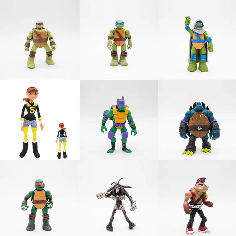 Teenages Mutants Ninja Turtles Movie Version Michelangelo Donatello Movable Joint Action Figure Model Toys Collect Ornaments popular