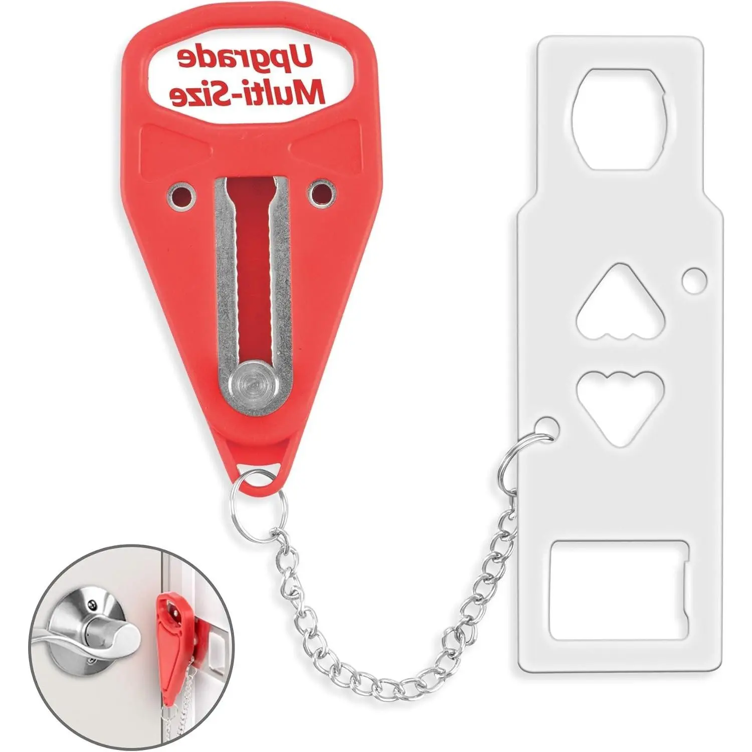 Portable Door Lock for Travel and Home Security - Hotel Door Safety Device, Portable Lock for Hotel Room, Apartment, College Dorm and TravelGift