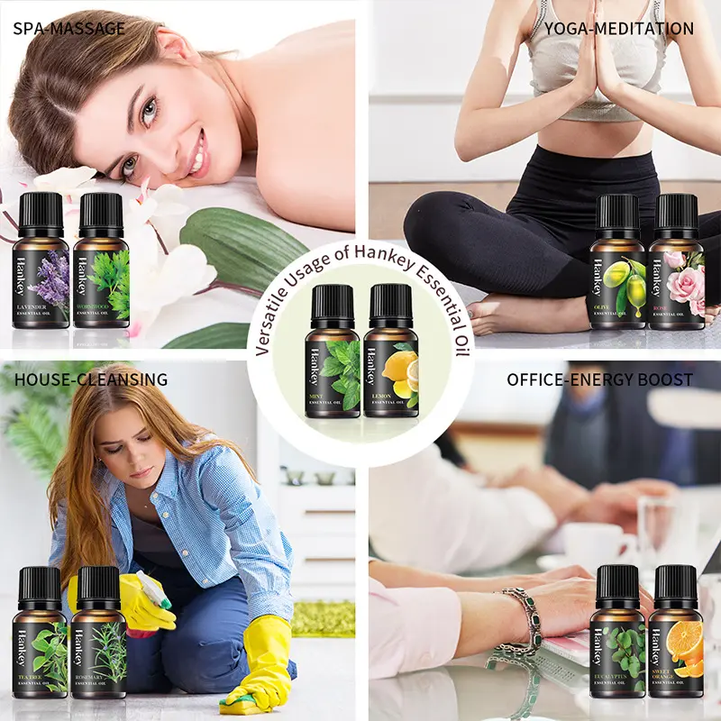 Massage essential oil, massage SPA body oil, ginger massage oil, lavender plant essential oil, humidifier aromatherapy machine aromatherapy essential oil, expansion stone special high concentration water-soluble aromatherapy essential oil