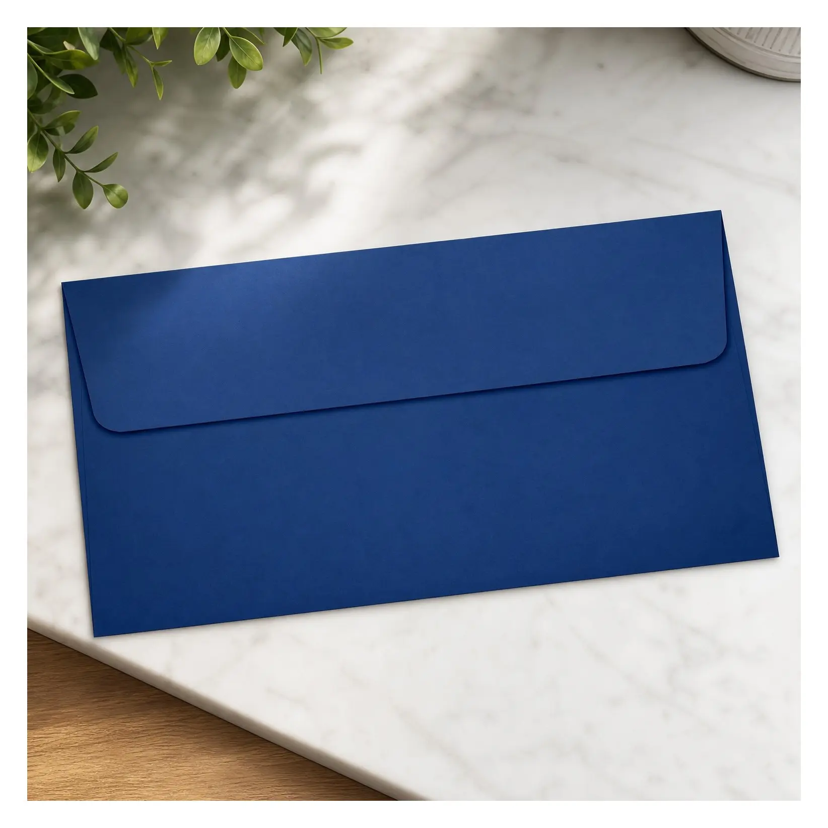 #10 Business Envelopes, Peel & Press, 4 1/8" x 9 1/2", Navy Blue, 80lb Text, 50 CountGift