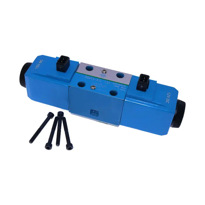 FridayParts 12V Hydraulic Solenoid Directional Valve 02/332169 for Eaton Vickers JCB Backhoe Loader 3CX