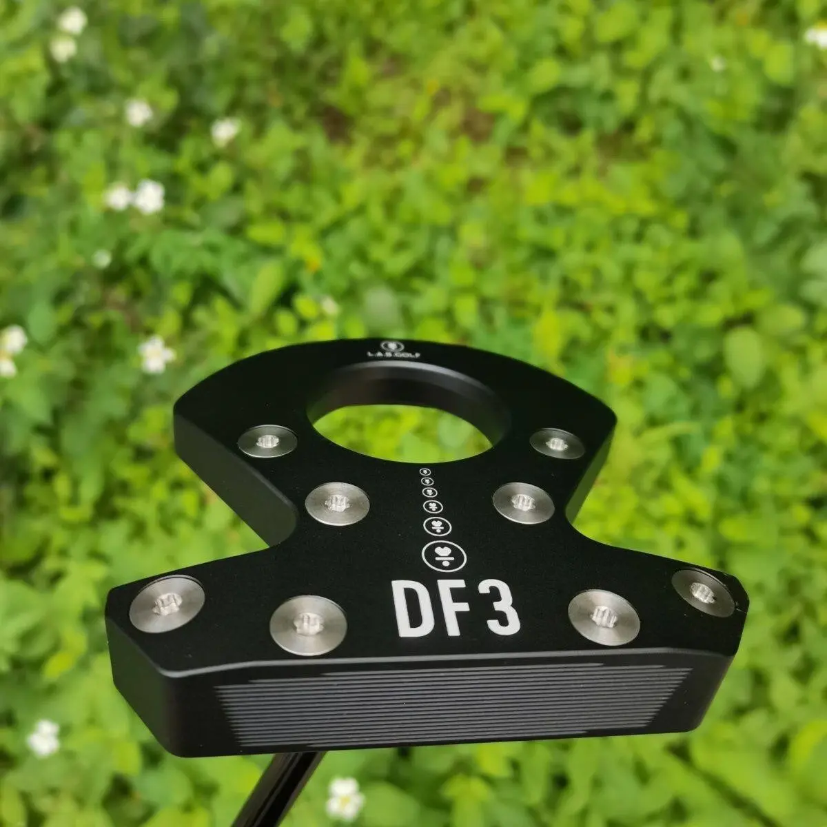 Unisex 2026 Full CNC Crafted Steel Wood Golf Putter - LAB Big Black DF3 Model, Stability Focus, Balanced for Green Use, Balanced Putter