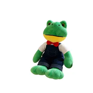 Cute Frog Plush Toy Doll, Long Legged Trendy Lonely Frog Mr., Pillow Stuffed Animal, Gift Companion, Adorable Small Frog Keychain
