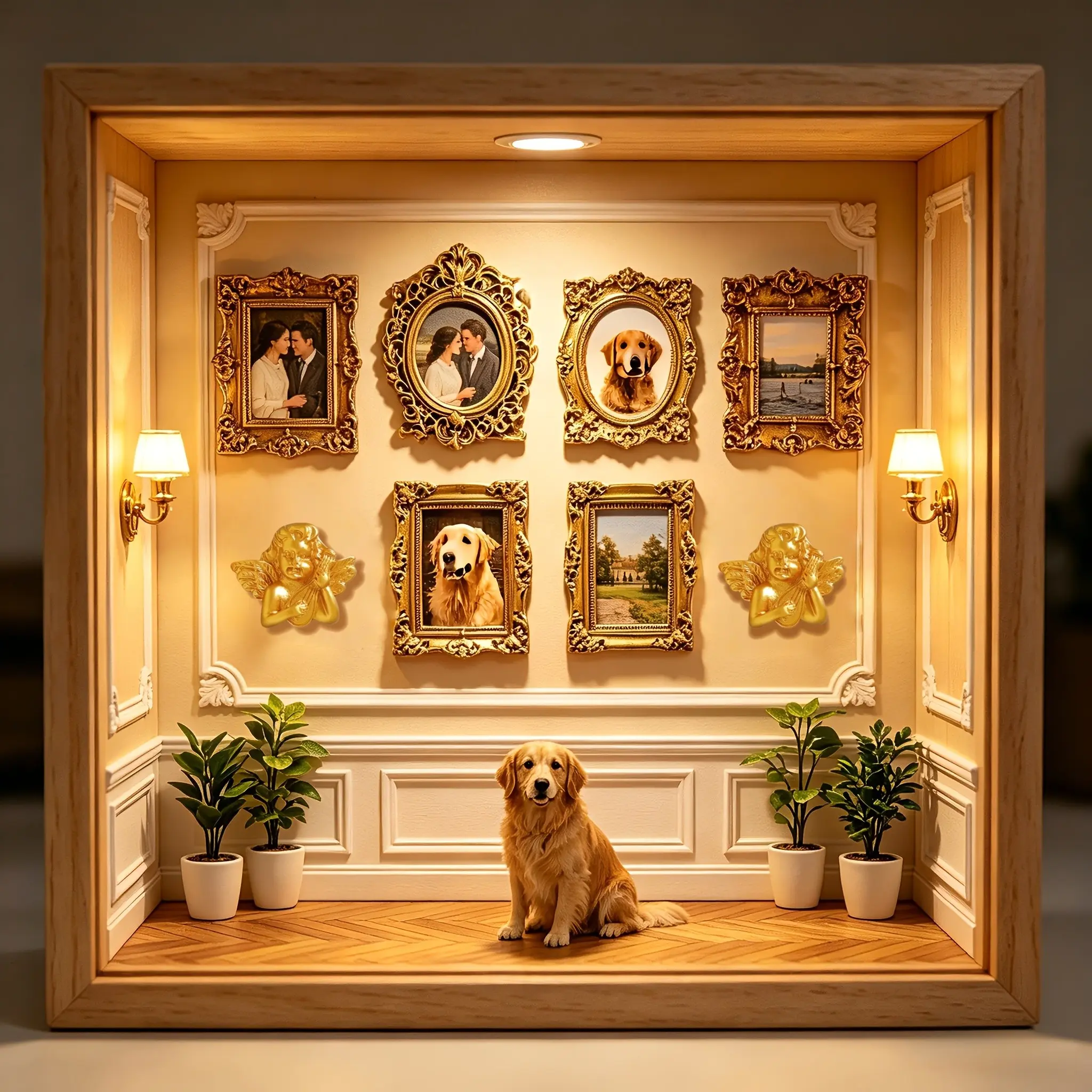 13pcs Baroque Style Mini Frames, Resin Material, Durable, Perfect for Jewelry Display, DIY Crafts, Photo Backdrop, Scrapbooking, Vintage Decor