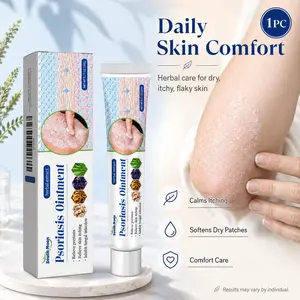 Herbal skincare cream suitable for dry, flaky skin; a comfortable daily hand cream and herbal moisturizer for rough, peeling skin. Can be used on elbows, knees, hands, and the body. Lightweight moisturizing cream, 0.71 oz.