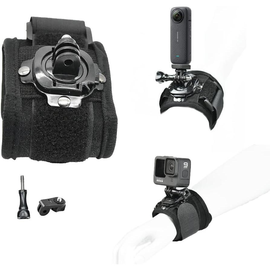 Accessory Kit for Insta360 X5/X4/X3/Ace Pro/Go3S - Chest, Backpack &  Strap Mount Bundle Compatible with  Hero 13-10