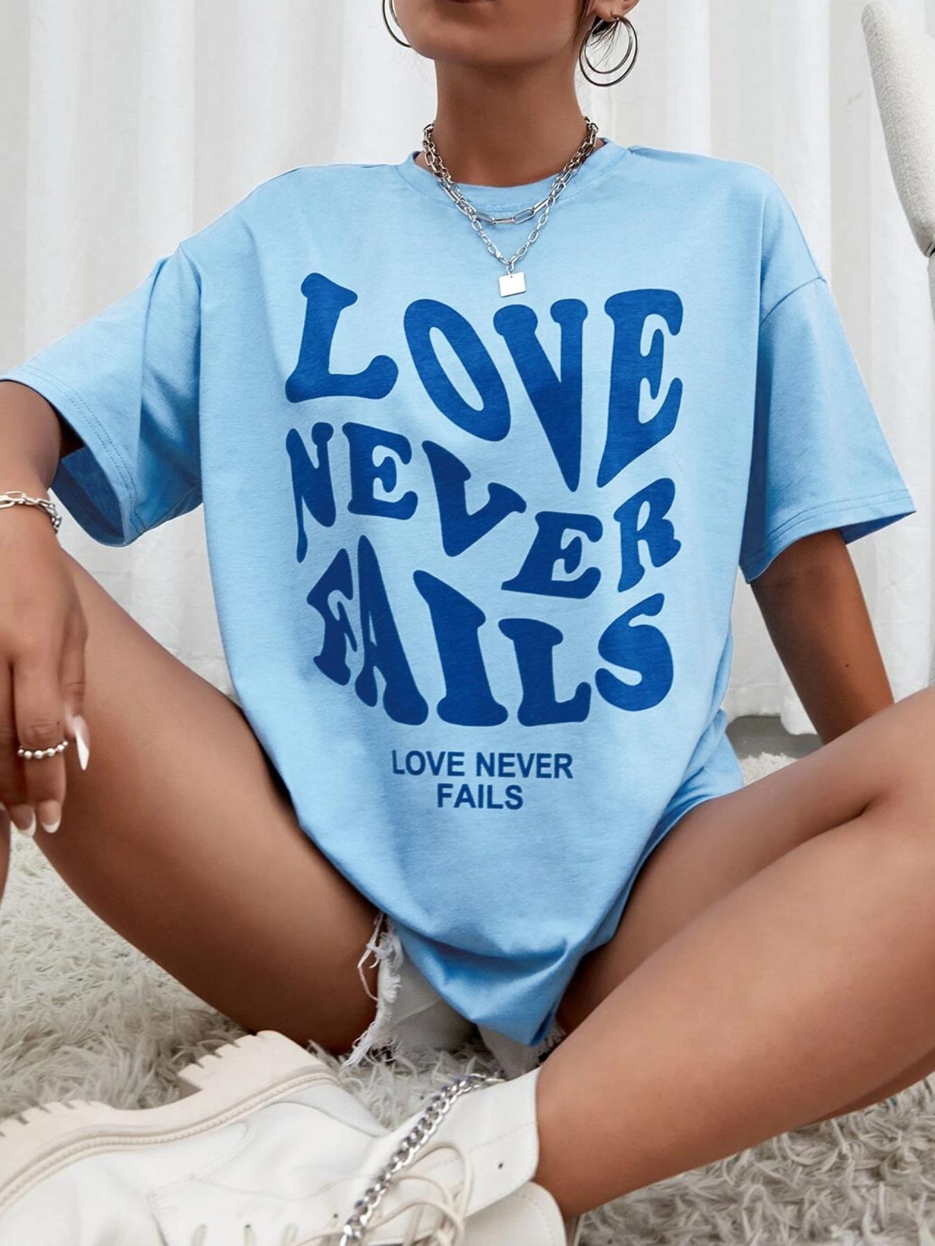 Women's Letter Print Drop Shoulder Jersey Tee, Summer Clothes Women, Back To School Outfits, Casual Street Half Sleeve Round Neck T-Shirt for Summer, Graphic Tees, T Shirts for Women, Women's Top for Daily Vacation Outdoor Women's Letter Print Drop Shoulder Jersey Tee, Summer Clothes Women, Back To School Outfits, Casual Street Half Sleeve Round Neck T-Shirt for Summer, Graphic Tees, T Shirts for Women, Women's Top for Daily Vacation Outdoor