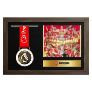 2025-26 Football Championship Medal Frame, Display Case for Football Medals, Sports Memorabilia Holder, Perfect Gift for Fans
