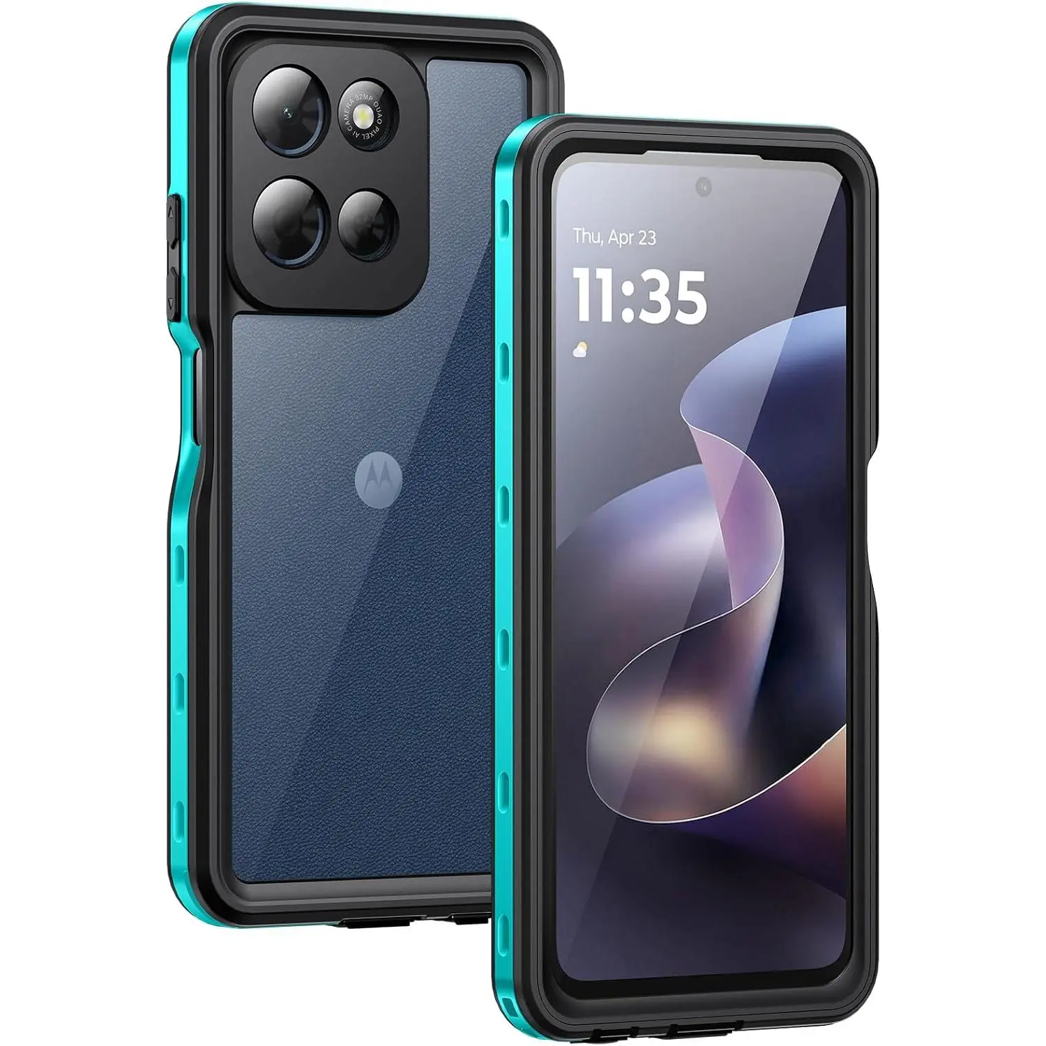 for Moto G 2026 / G Play 2026 5G Case, IP68 Waterproof Dustproof Shockproof Case with Built-in Screen Protector, Full Body Underwater Protective Cover for Moto G 2026 / G Play 2026 5G, Blue