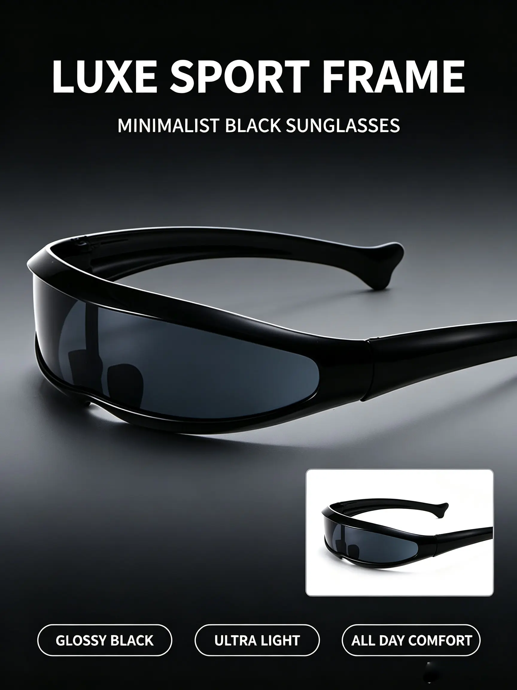 Unisex Street Trend Sunglasses, Trendy Vintage Sunglasses for Everyday Use, Fashion Accessories for Outdoor Activities